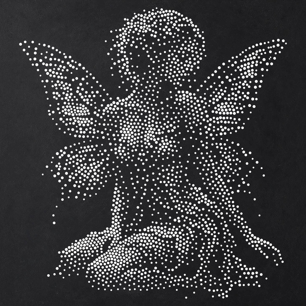 Butterfly Fairy Stencil | Realistic Highly Detailed DIY Mylar Fantasy Wall Art, Stipple Art Crafts (Large - 300mm / 12" approx)