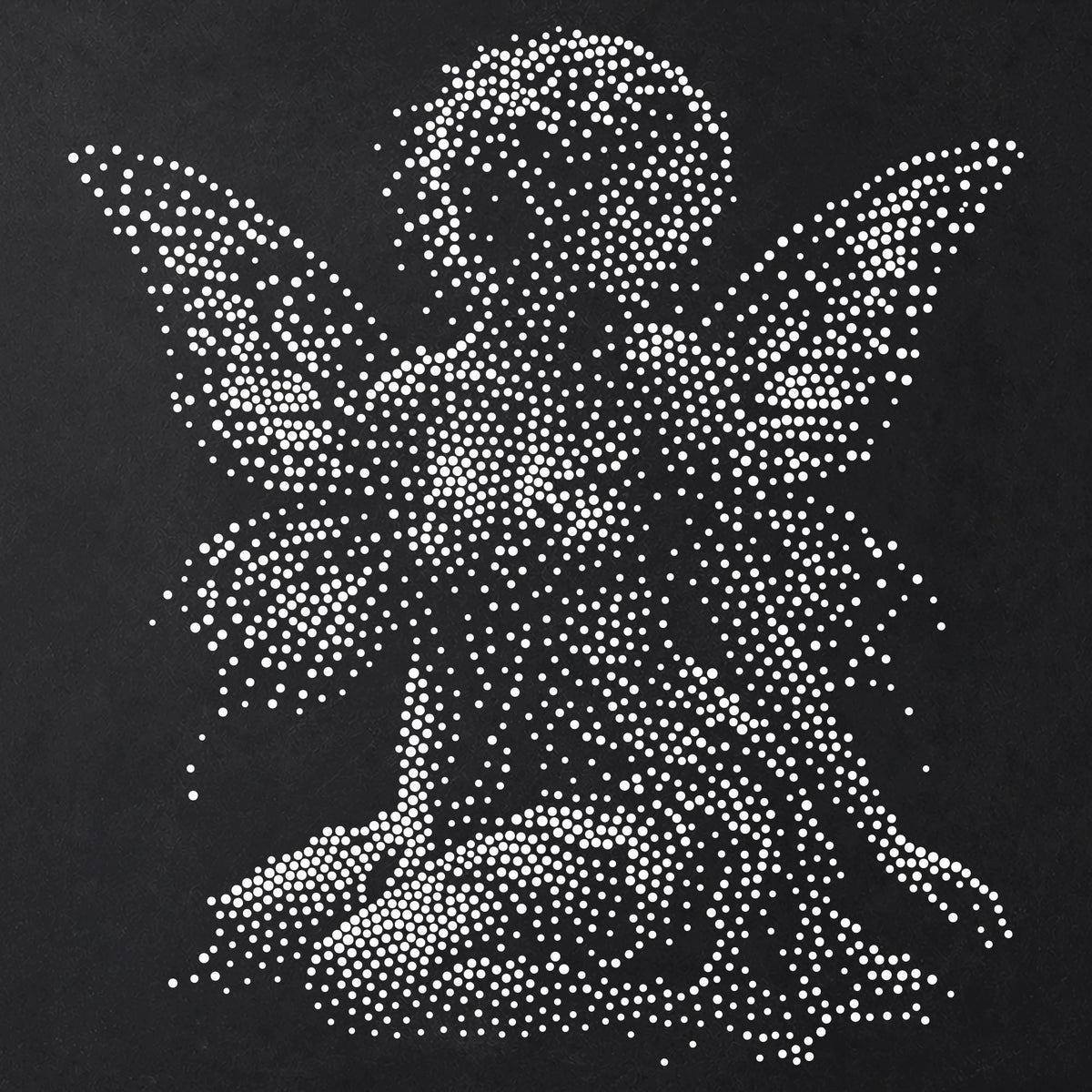 Butterfly Fairy Stencil | Realistic Highly Detailed DIY Mylar Fantasy Wall Art, Stipple Art Crafts (Large - 300mm / 12" approx)