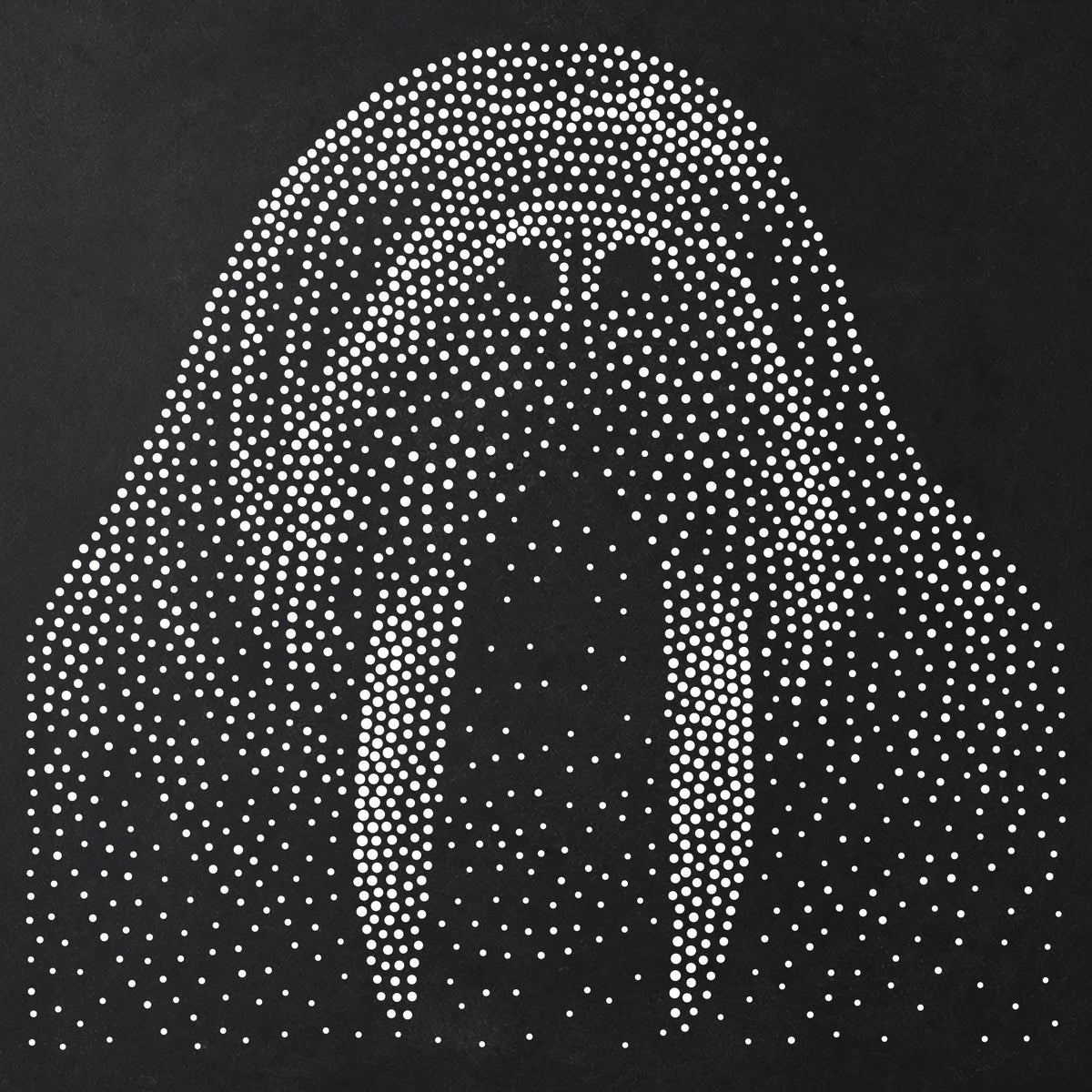 Walrus Portrait Stipple Art Stencil | Realistic Animal Mylar Plastic Craft Stencil (Large - 300mm / 12" approx)