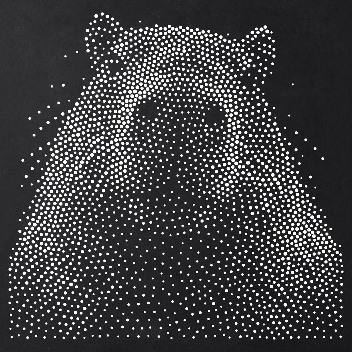 Capybara Portrait Stipple Art Stencil | Realistic Animal Mylar Plastic Craft Stencil (Large - 300mm / 12" approx)