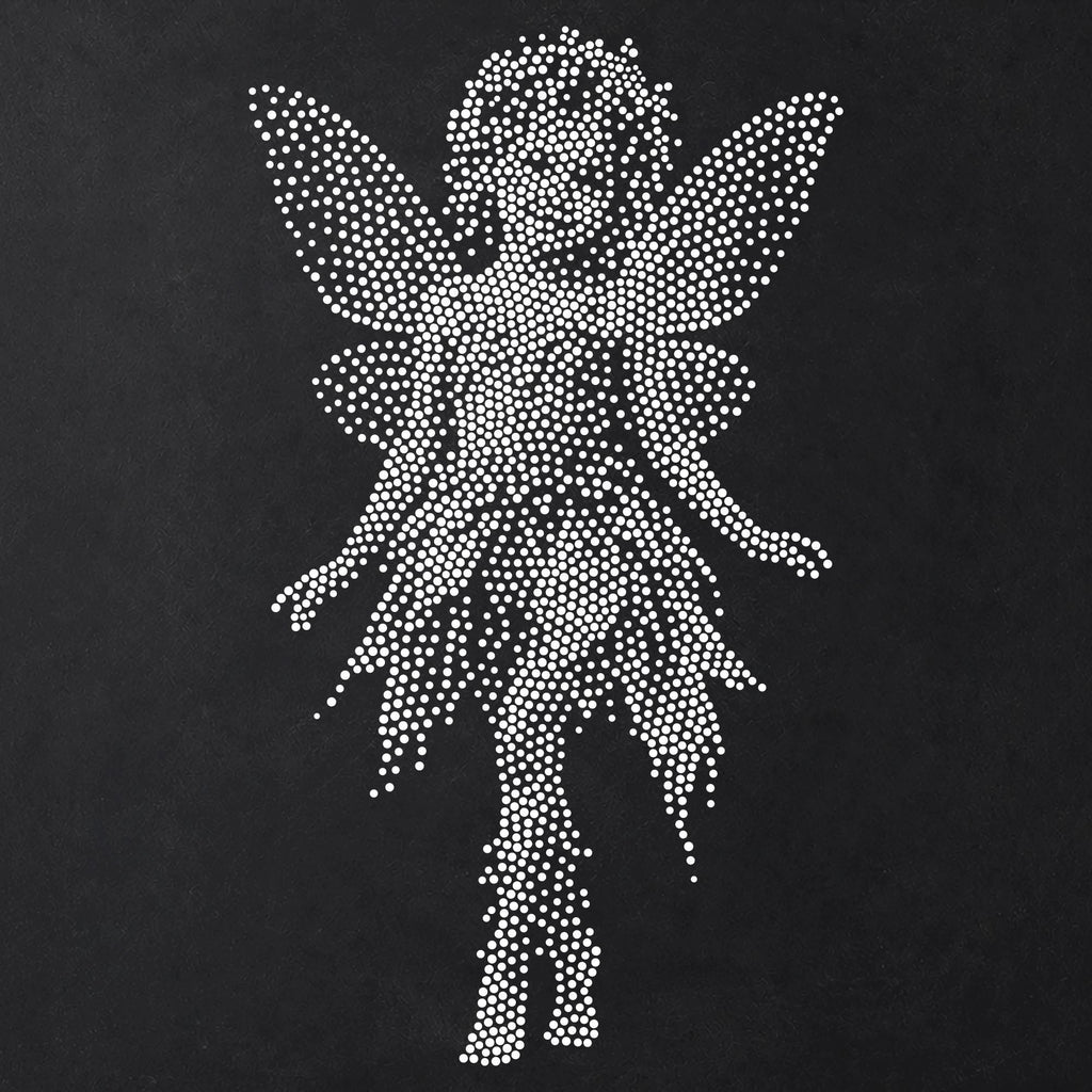 Fairy Child Stencil | Realistic Highly Detailed DIY Mylar Fantasy Wall Art, Stipple Art Crafts (Large - 300mm / 12" approx)