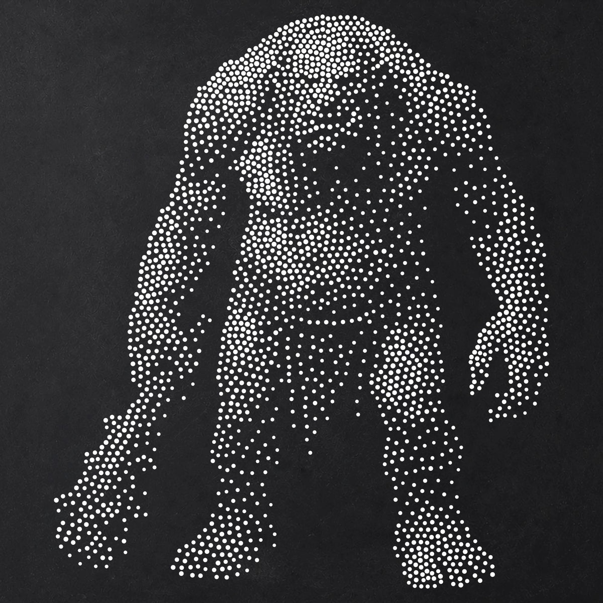 Troll Stencil | Realistic Highly Detailed DIY Mylar Fantasy Wall Art, Stipple Art Crafts (Large - 300mm / 12" approx)