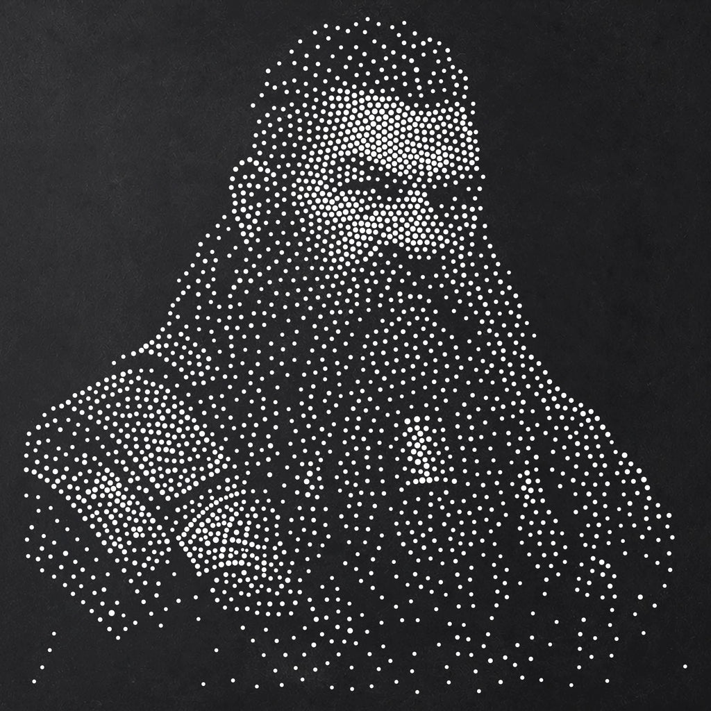 Dwarf Warrior Stencil | Realistic Highly Detailed DIY Mylar Fantasy Wall Art, Stipple Art Crafts (Large - 300mm / 12" approx)