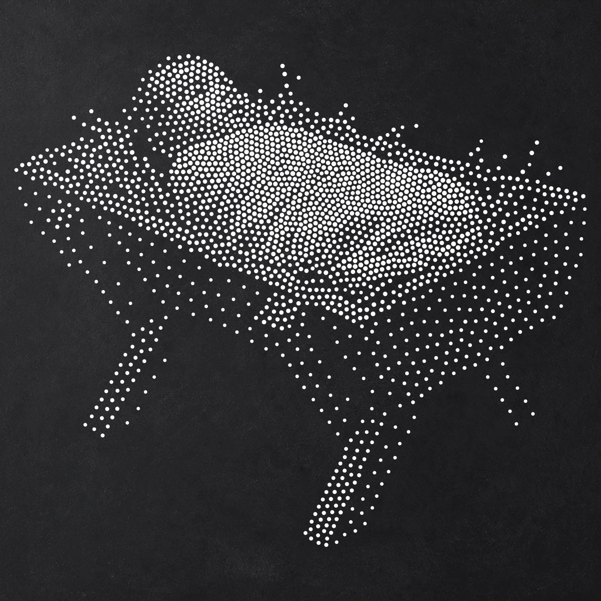 Baby Jesus in Manger Stencil | Realistic Christmas Mylar Stipple Wall Art, Crafts (Large - 300mm / 12" approx)