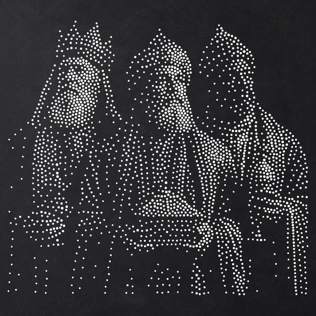 Three Wise Men Stencil | Realistic Christmas Nativity Mylar Stipple Wall Art, Crafts (Large - 300mm / 12" approx)