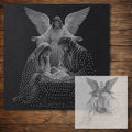 Angel with Holy Family Stencil reusable Mylar stencil, 300 x 300 mm