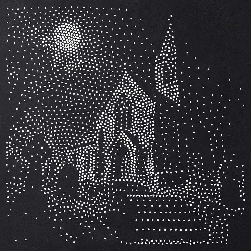 Moonlit Churchyard Stencil | Realistic Highly Detailed DIY Mylar Wall Art, Stipple Art Crafts (Large - 300mm / 12" approx)