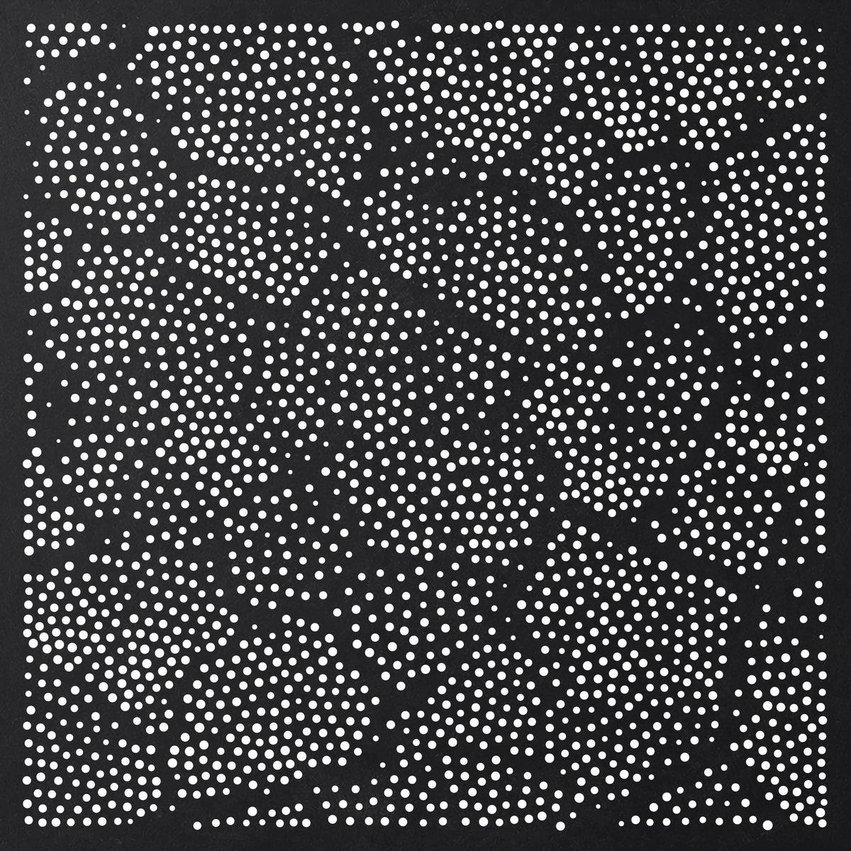 Cracked Earth Stencil | Repeating Realistic Mylar Stipple Wall Art, Crafts (Large - 300mm / 12" approx)