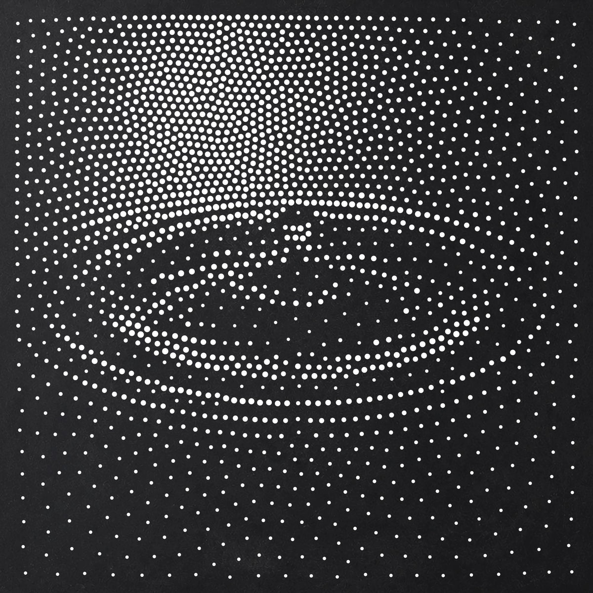 Water Drop Stencil | Repeating Realistic Mylar Stipple Wall Art, Crafts (Large - 300mm / 12" approx)
