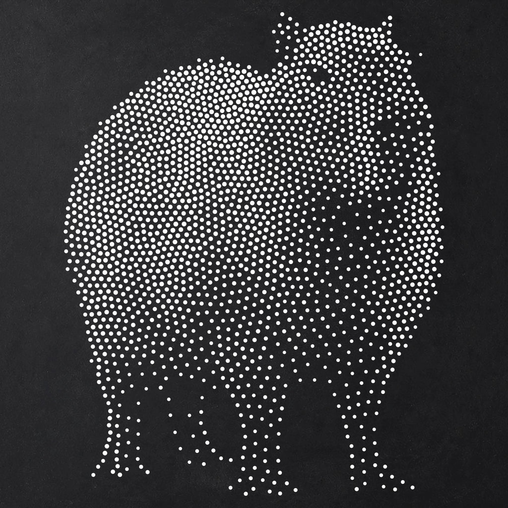 Capybara Stencil | Realistic Mylar Stipple Wall Art, Crafts (Large - 300mm / 12" approx)