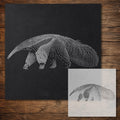 Anteater Stencil reusable Mylar stencil, 300 x 300 mm