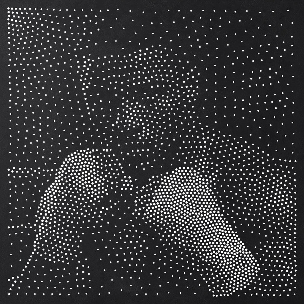 Boxer Portrait Stipple Art Stencil | Realistic Mylar Plastic Craft Stencil (Large - 300mm / 12" approx)