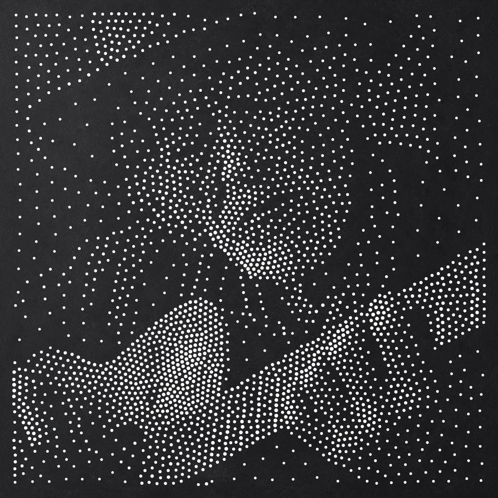 Old Musician Stipple Art Stencil | Realistic Mylar Plastic Craft Stencil (Large - 300mm / 12" approx)