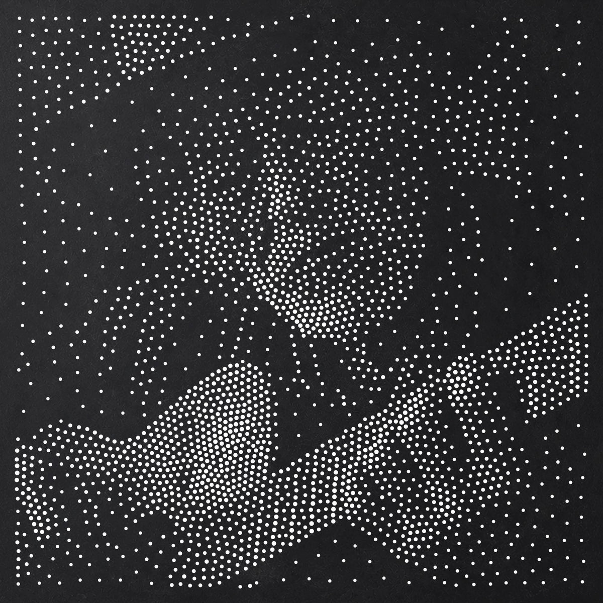Old Musician Stipple Art Stencil | Realistic Mylar Plastic Craft Stencil (Large - 300mm / 12" approx)