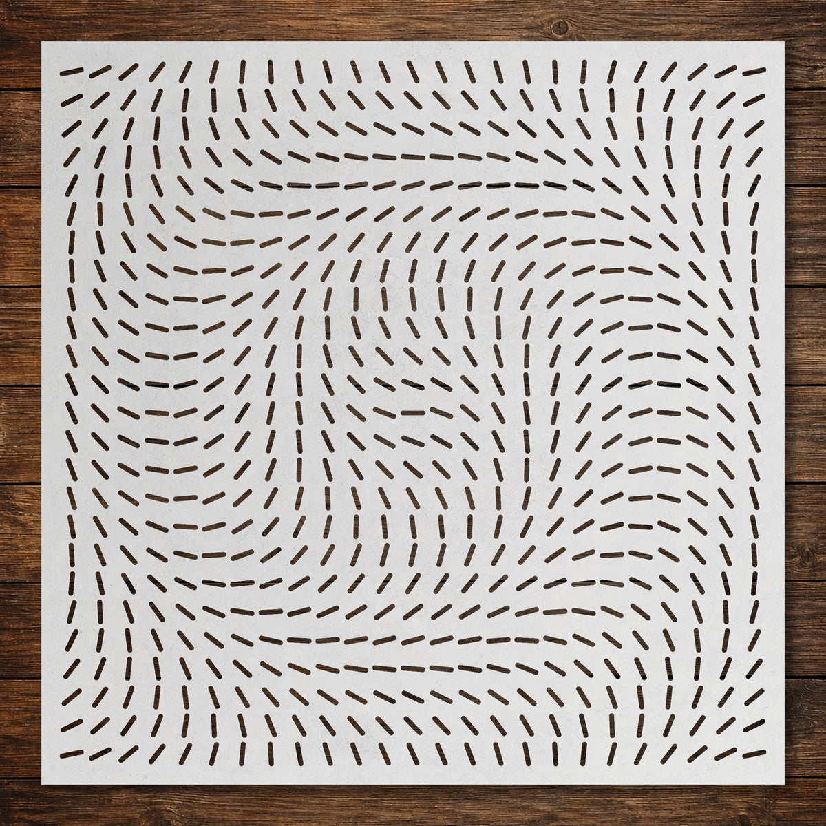 Geometric Pattern Stencil #19 reusable Mylar stencil, 300 x 300 mm