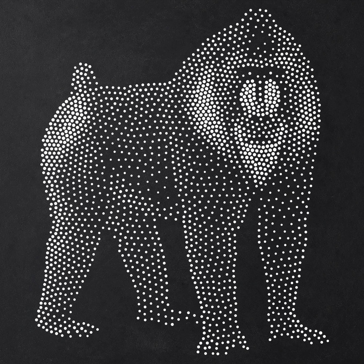 Mandrill Stipple Art Stencil | Realistic Animal Mylar Plastic Craft Stencil (Large - 300mm / 12" approx)