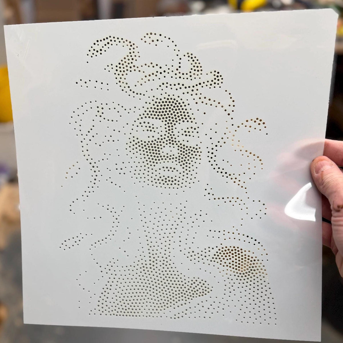 Medusa Stencil | Realistic Highly Detailed DIY Mylar Fantasy Wall Art, Stipple Art Crafts (Large - 300mm / 12" approx)