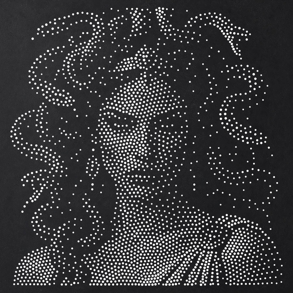 Medusa Stencil #2 | Realistic Highly Detailed DIY Mylar Fantasy Wall Art, Stipple Art Crafts (Large - 300mm / 12" approx)