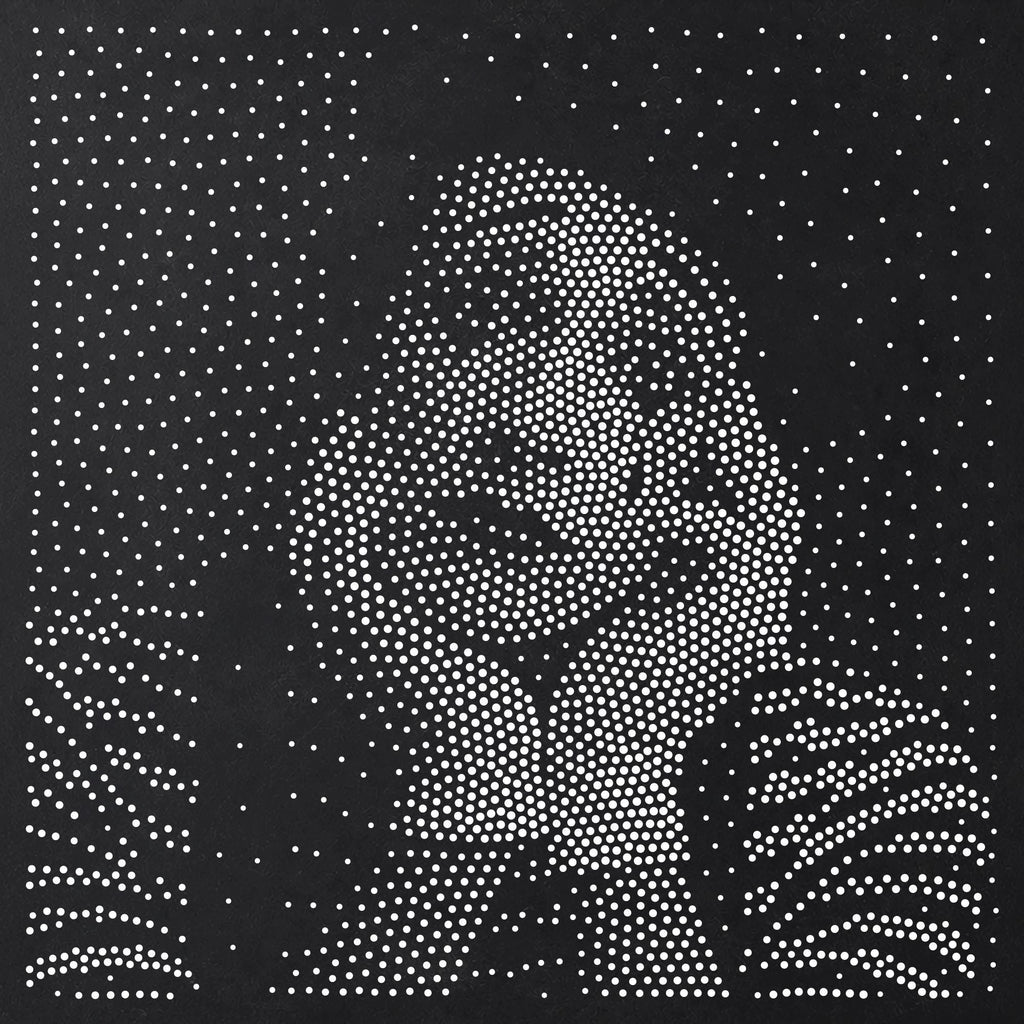 Mime Portrait Stipple Art Stencil | Realistic Mylar Plastic Craft Stencil (Large - 300mm / 12" approx)