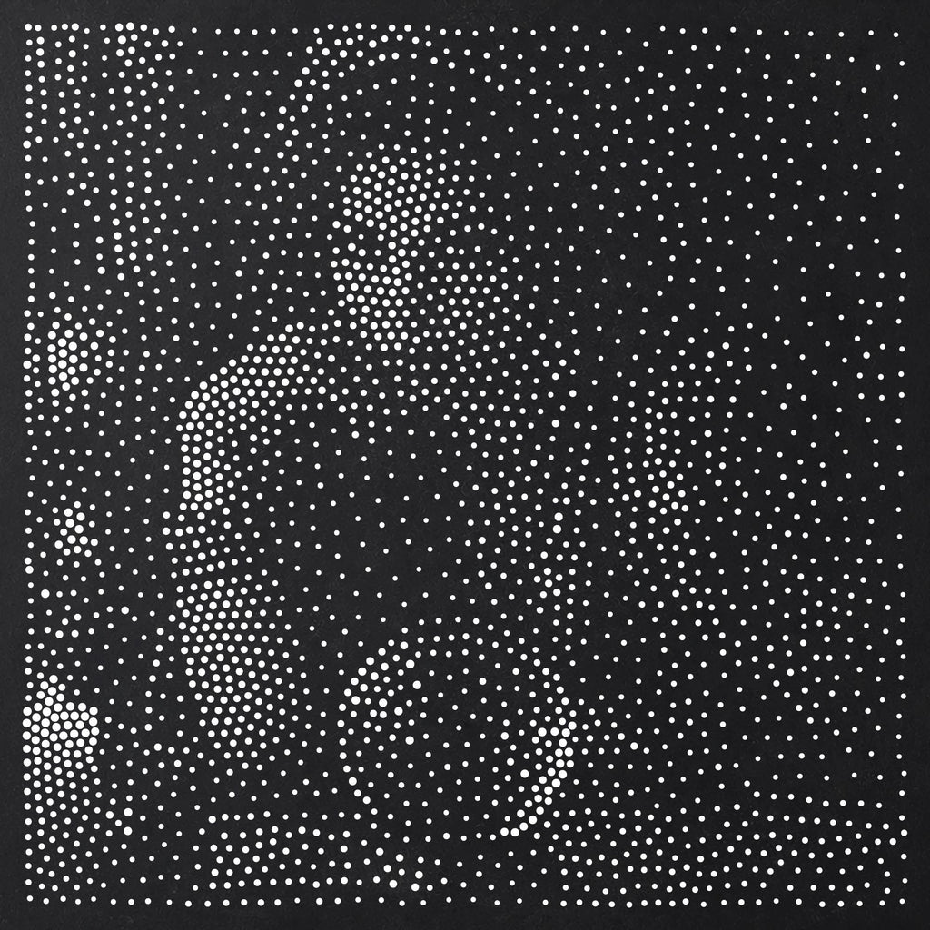 Fortune Teller Portrait Stipple Art Stencil | Realistic Mylar Plastic Craft Stencil (Large - 300mm / 12" approx)