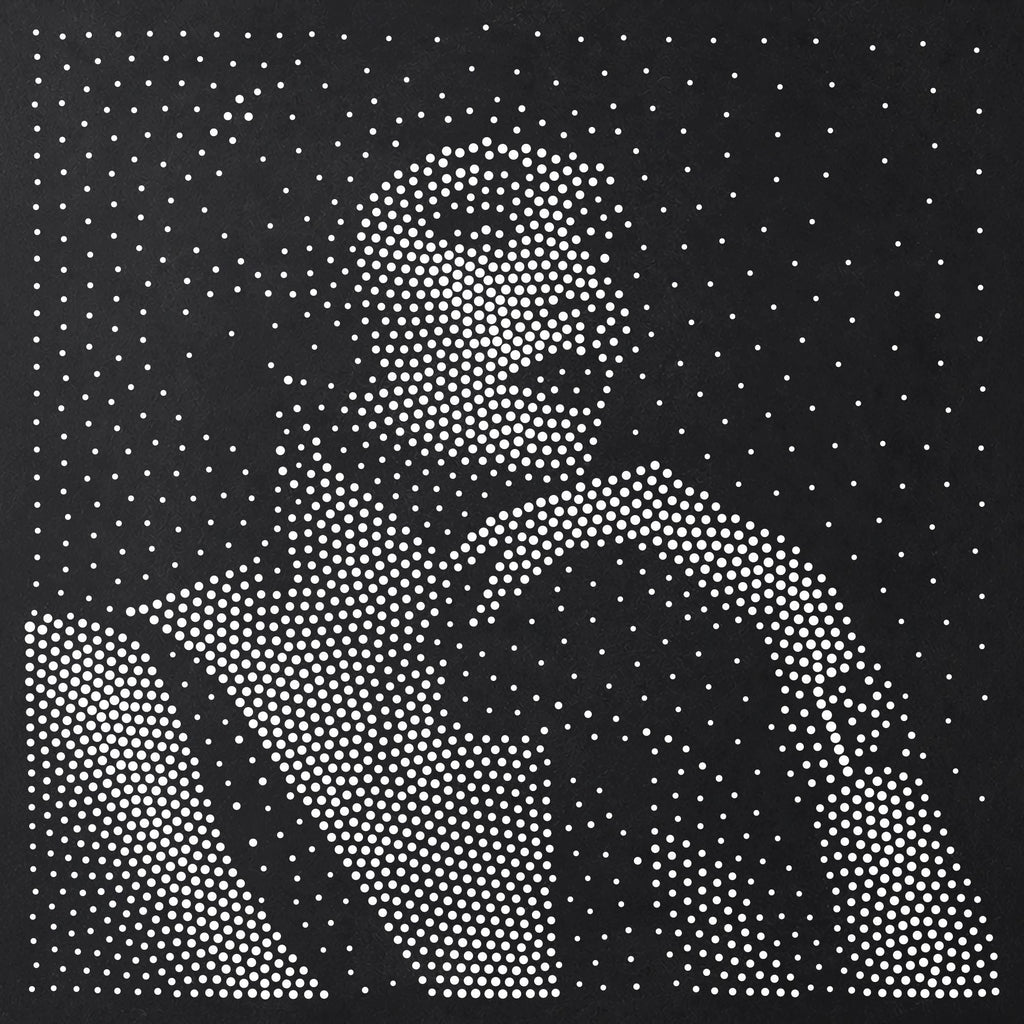 Art Deco Lady Portrait Stipple Art Stencil | Realistic Mylar Plastic Craft Stencil (Large - 300mm / 12" approx)